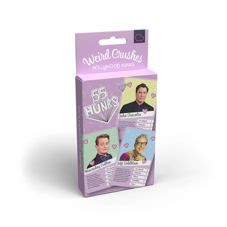 Weird Crushes - Hollywood Hunks Card Game - English Edition