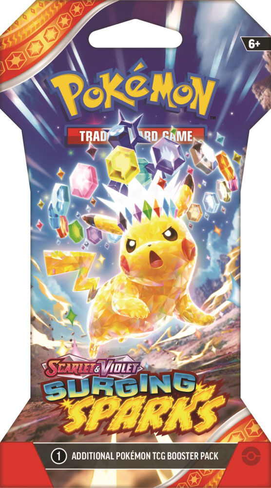 速くおよび自由な Surging Pokemon Sparks Edition English - Booster Sleeved ポケモンカードゲーム