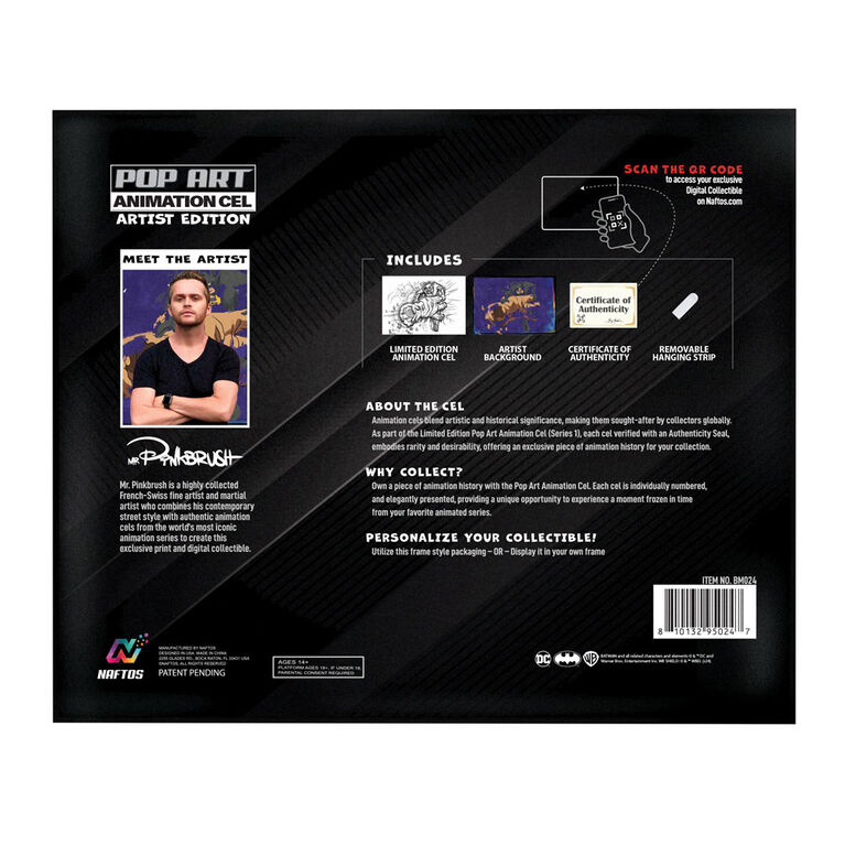 Pop Art Animation Cel Artist Edition - Batman