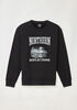 Northern Reflections Adult Waving Loon Crewneck Black S