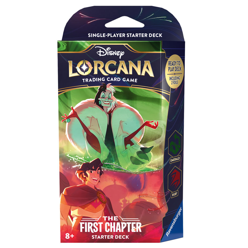 新品lorcana the first chapter staster deck Lorcana The First Chapter Starter Deck Ruby & Emerald