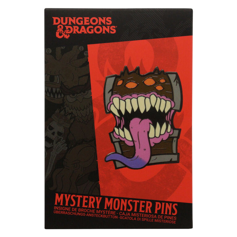 Dungeons & Dragons 50th Anniversary Mystery Pin Badge CDU Containing 12 Blind Boxes