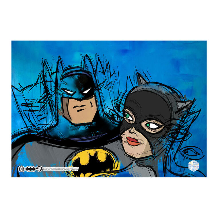 Pop Art Animation Cel Artist Edition - Batman & Catwoman