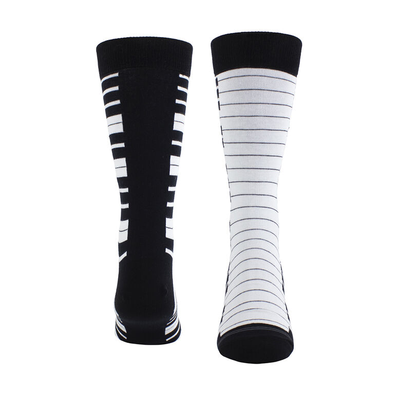 Chaussettes De Coupe En Tricot Pour Clavier, Noires, Hommes