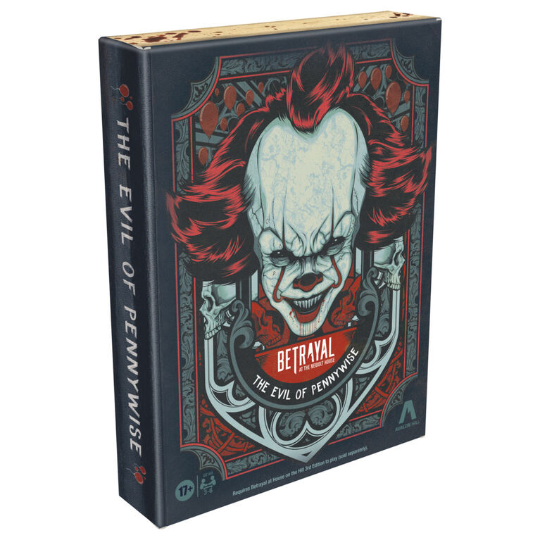 Avalon Hill Betrayal at the Neibolt House: The Evil of Pennywise Expansion (Requires Betrayal at HOTH 3rd Ed.) - English Edition Avalon Hill Betrayal at the Neibolt House: The Evil of Pennywise Expansion (Requires Betrayal at HOTH 3rd Ed.) - English Edition