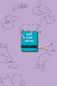 Burn After Writing (Purple With Cats) - Édition anglaise