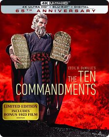 Ten Commandments 1923/1956 Lmt Ed Steelbook (4K)