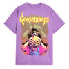 Goosebumps-Mask Line up-Purple T-Shirt