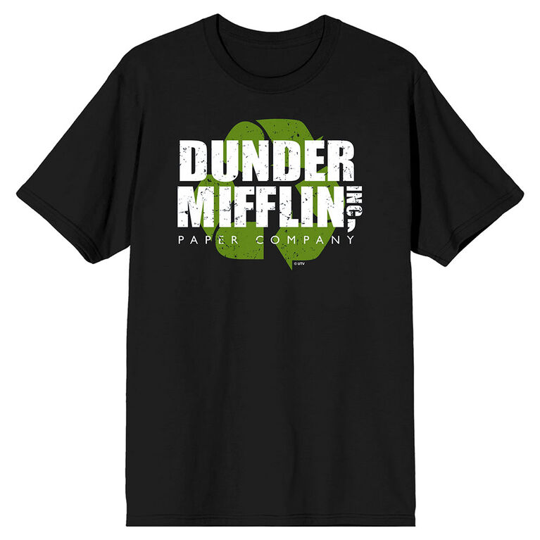 The Office Dunder Mifflin Inc Noir T-Shirt