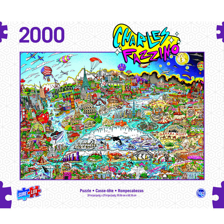 Sure-Lox 2000 pc Art Gallery Puzzles Assorted