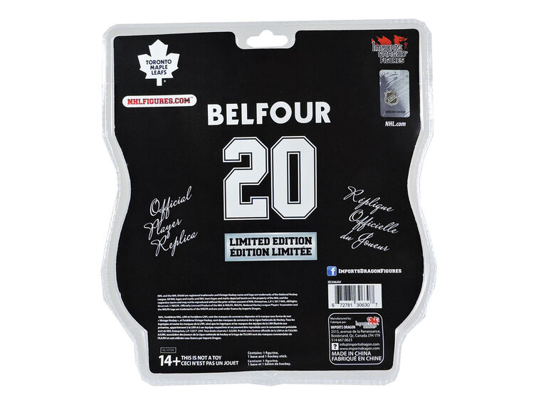 Ed Belfour Maple Leafs de Toronto Figurine l&eacute;gendaire de la LNH 6'.