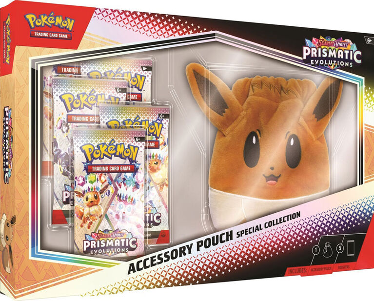 Pokemon Prismatic Evolutions Accessory Pouch Special Collection - English Edition
