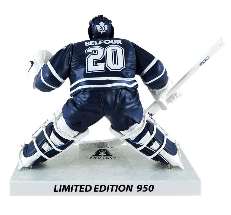 Ed Belfour Maple Leafs de Toronto Figurine l&eacute;gendaire de la LNH 6'.