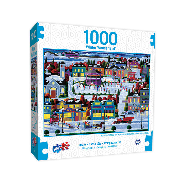 SureLox Puzzles -  Winter Wonderland Collection - Best of Snow - 1000 pieces