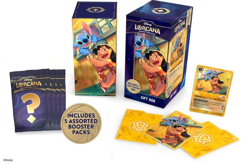 Coffret Cadeau Ravensburger Disney Lorcana JCC Lilo - Édition anglaise Coffret Cadeau Ravensburger Disney Lorcana JCC Lilo - Édition anglaise