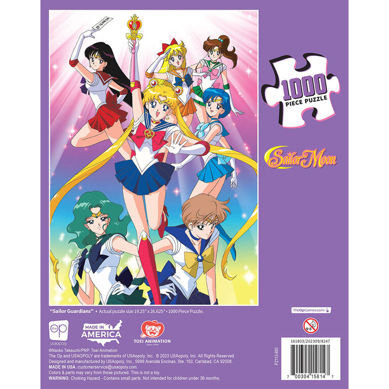 USAopoly Sailor Moon: "Sailor Guardians" 1,000 Piece Puzzle - English Edition