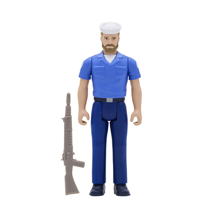 GI Joe ReAction Figures Wave 2 - Blueshirt Barbe (Rose)
