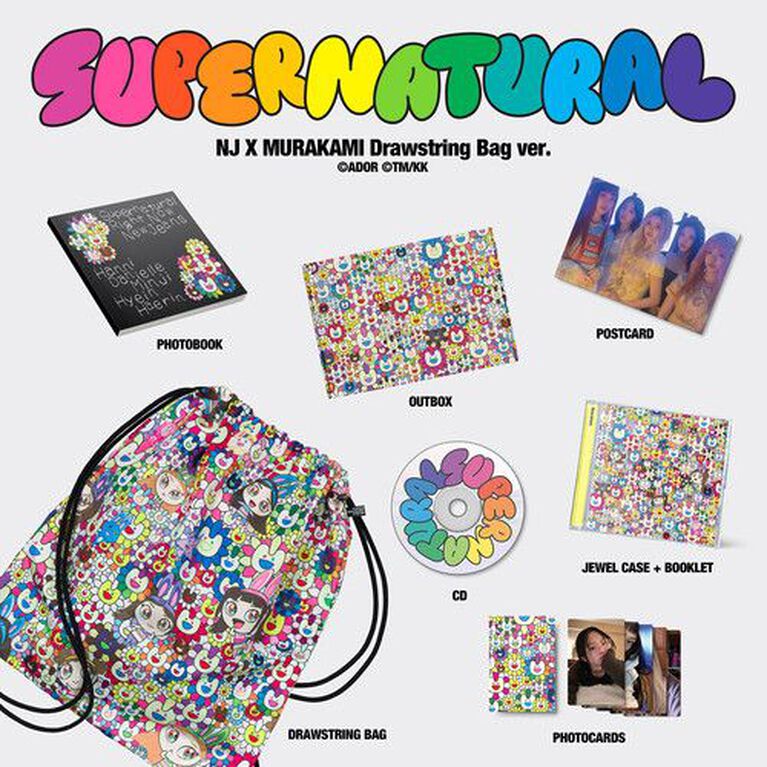 Newjeans - NewJeans 'Supernatural' NJ X MURAKAMI (Drawstring Bag ver.)