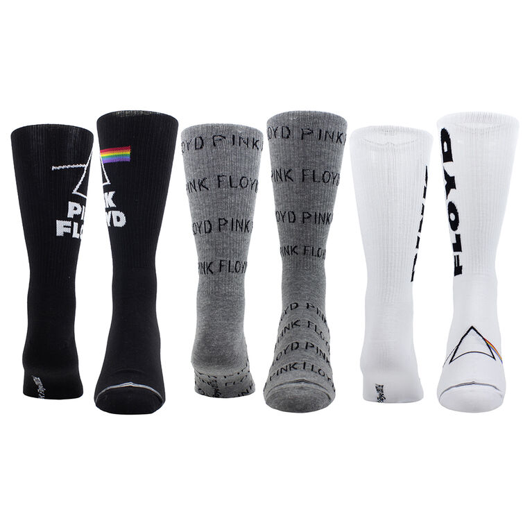 Pink Floyd 3-Pack Gift Box, Black, Men's
