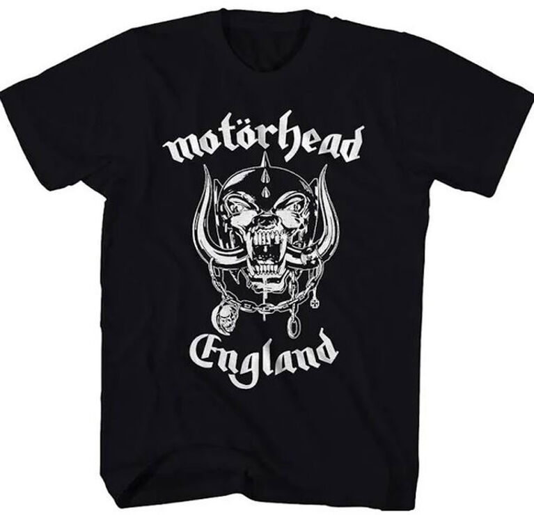 Motorhead-England- Black T-Shirt
