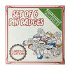 Teenage Mutant Ninja Turtles Limited Edition Set of 6 Pin Badges