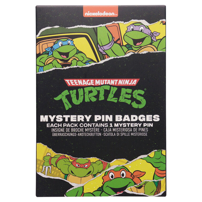 Badge Myst&egrave;re Tortues Ninja Adolescents Contenant 12 Bo&icirc;tes Aveugles