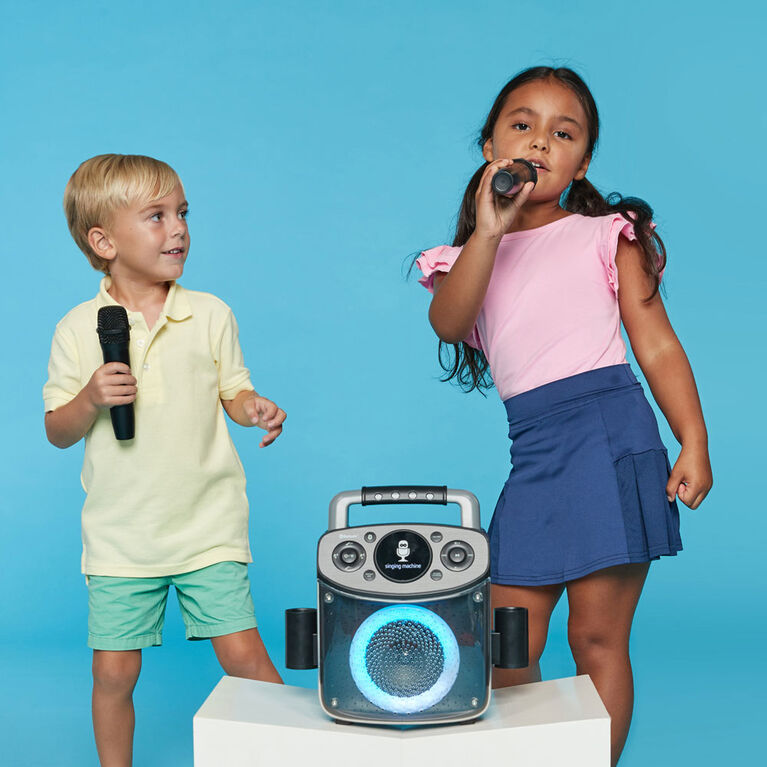 Mini Sparkle Portable Karaoke Machine Black