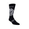 Queen White Crest Knit In Crew Black Pour Homme