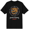 Five Nights at Freddy's Fazbear Pizza Black T-Shirt-Medium