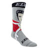 Chaussettes En Maille Elvis Cartoon, Gris Chiné, Homme
