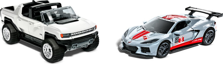 Hot Wheels 2 V&eacute;hicules &agrave; R&eacute;trofriction Coffret &eacute;chelle 1/43