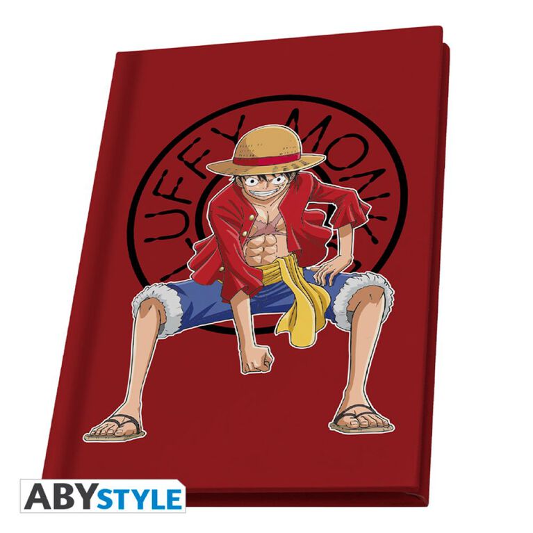 One Piece - Pck Mug320Ml + Keyringpvc + Notebook "Luffy"