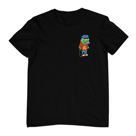 Spongebob Buffpants- Black T-Shirt