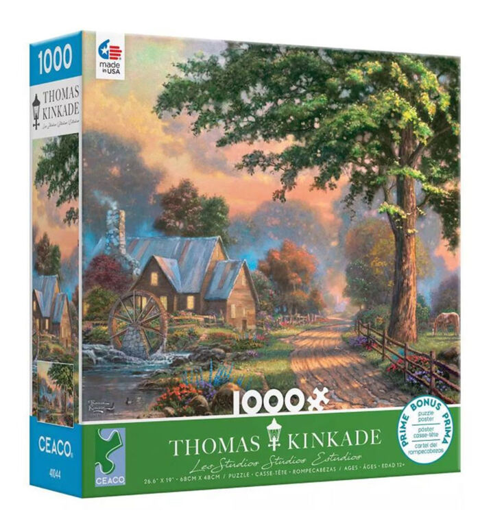 Ceaco Thomas Kinkade 1000-Piece Puzzle Simple Times