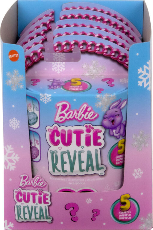 Barbie Cutie Reveal Purse Collection with 7 Surprises Including Mini Pet (Styles May Vary)