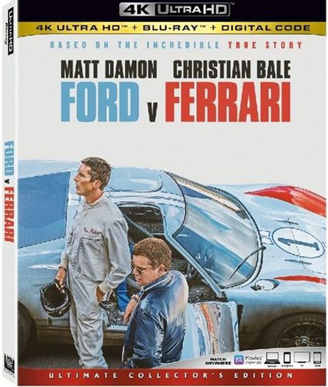 Ford Vs Ferrari [UHD+Blu-ray+Digital]