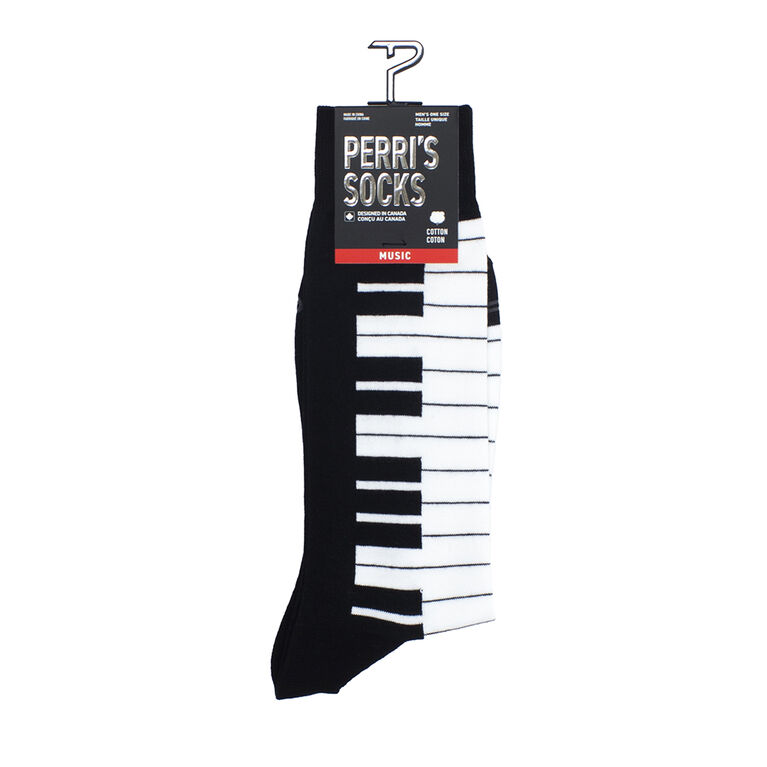 Chaussettes De Coupe En Tricot Pour Clavier, Noires, Hommes