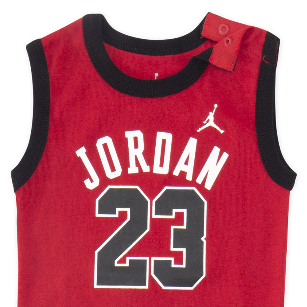 Jordan 3 Piece Tank Top Set Red 0 6 Months