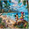Ceaco Thomas Kinkade Disney Mickey and Minnie in Hawaii 750PC Puzzle
