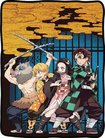 45X60 Fleece Blanket: Demon Slayer