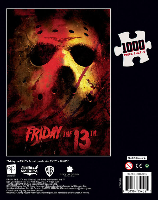 Friday the 13th "Friday the 13th" 1000 Piece Puzzle