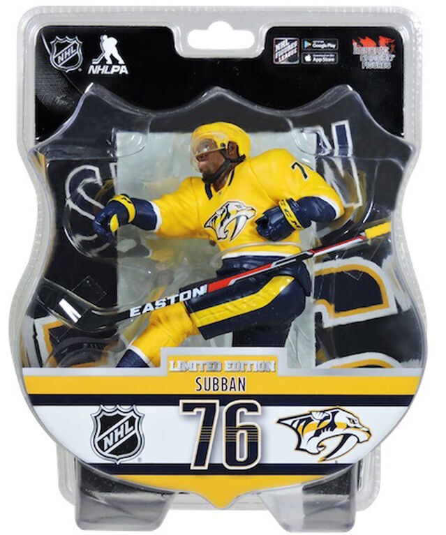 P.K. Subban - Predators de Nashville - Figurine de la LNH de 6 pouces.