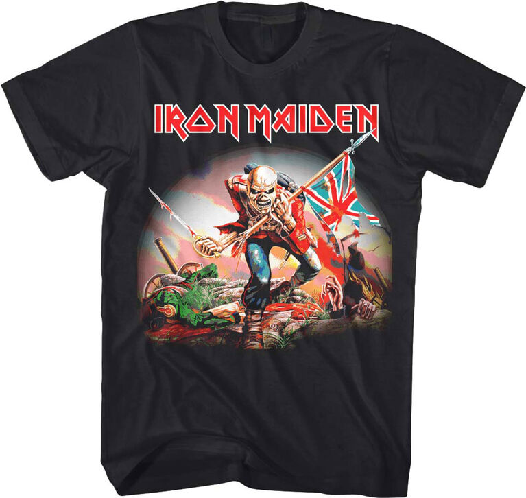 Iron Maiden- Trooper- Black Tshirt-X Large