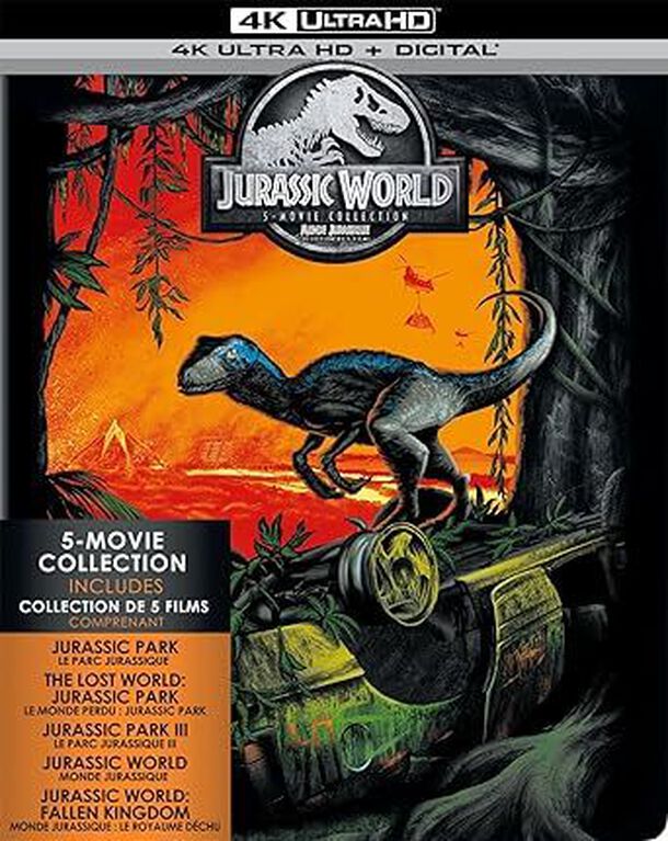 Jurassic World Ultimate Collection Ltd Ed Steelbook (4K) (Bilingual)