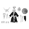 Teenage Mutant Ninja Turtles (Cartoon) - 7" Scale Action Figures - Usagi Yojimbo Black & White Figure - English Edition - R Exclusive