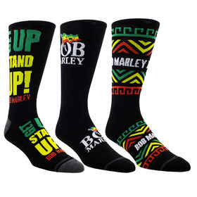 Bob Marley 3 Pair Sock Gift Box, Black, Men's