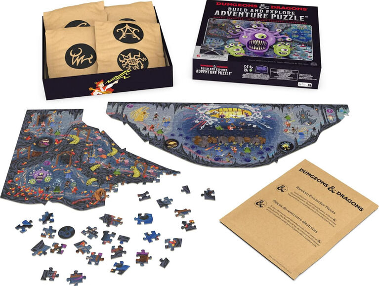 Dungeons & Dragons - Build and Explore Adventure Puzzle