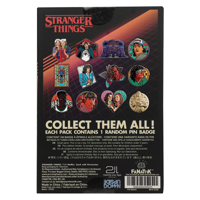 Pins Myst&egrave;re Stranger Things