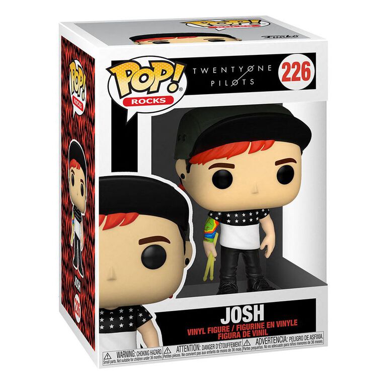 Figurine en Vinyle Josh par Funko POP! Rocks: Twenty One Pilots