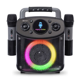 Mini Sparkle Portable Karaoke Machine Black